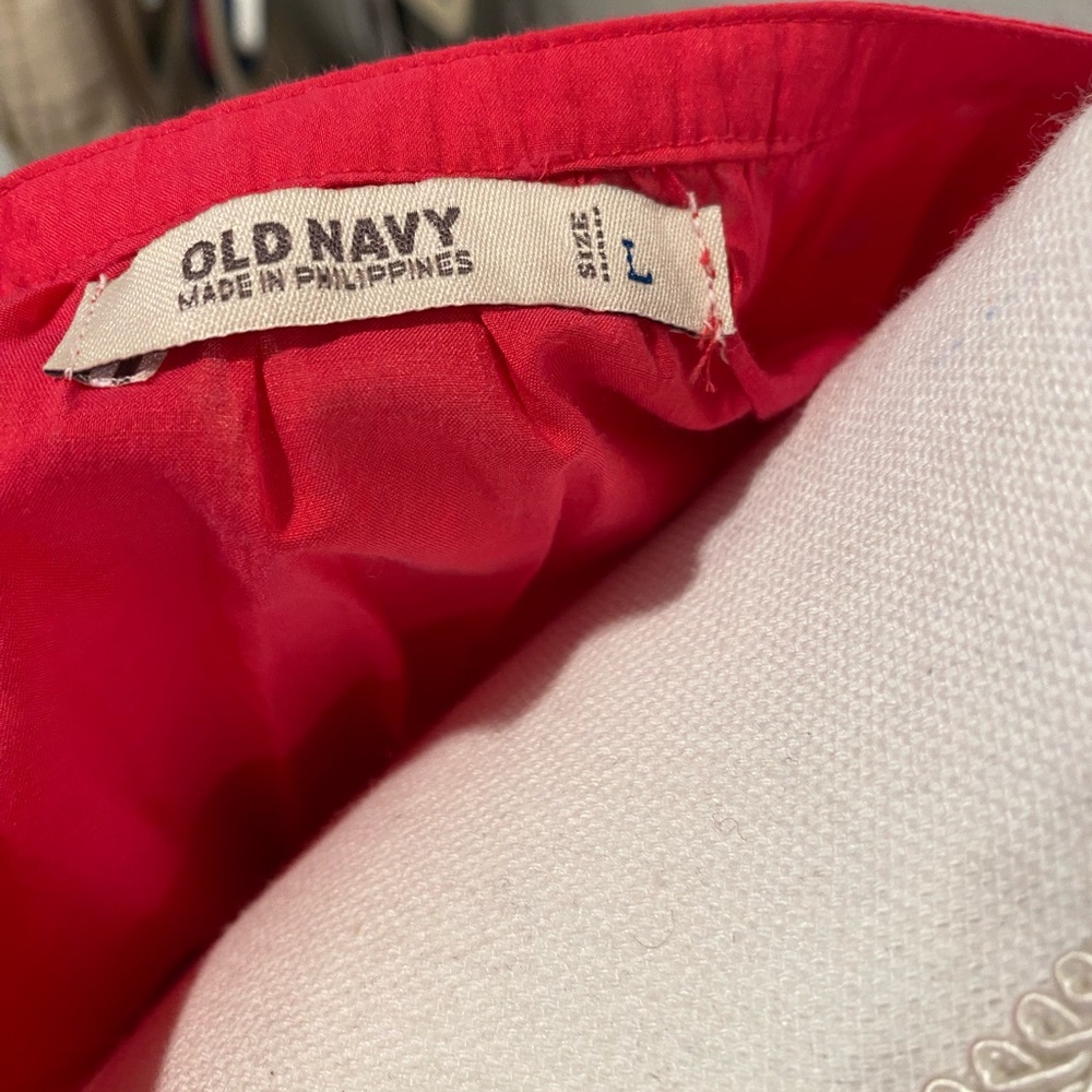 Old Navy Hot Pink Magenta Cotton Lightweight Tunic Top - Picture 2 of 2